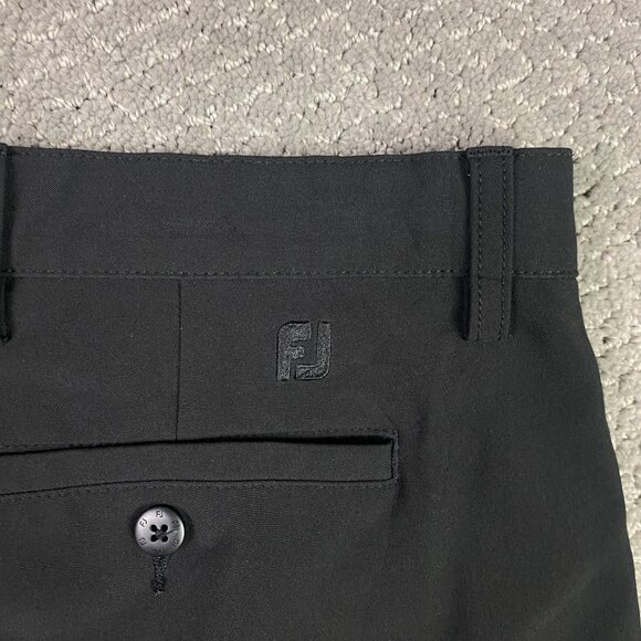 FootJoy Shorts Men's 38 Black 10" Golf Performance Stretch Flat Front - Picture 4 of 13